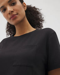 Short-Sleeve Pocket Pajama Tee - BLACK | Soma on sale