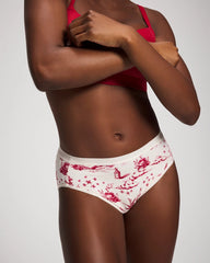 Cotton High-Leg Panty - ENCHANTED TOILE CHAMPAGNE | Soma discount