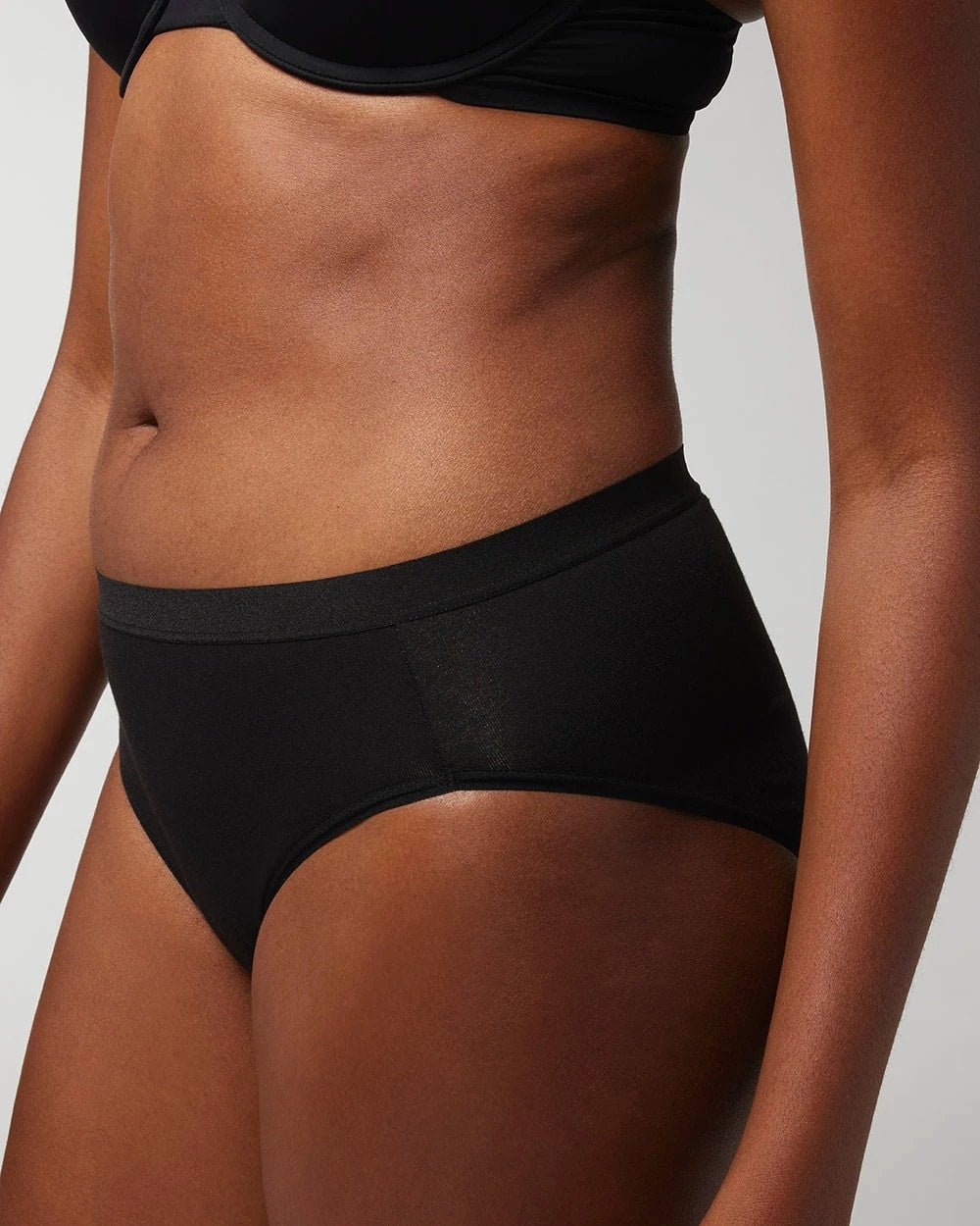 Cotton High-Leg Panty - BLACK | Soma sale