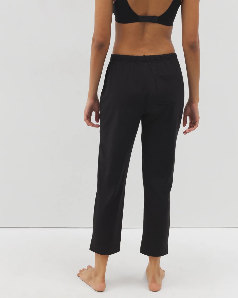 Crop Pajama Pants - BLACK | Soma Online