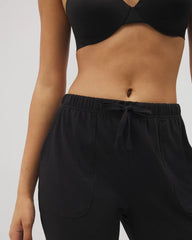 Crop Pajama Pants - BLACK | Soma Online