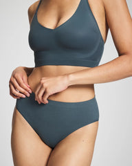 Seamless Rib High-Leg Panty - PETROL | Soma outlet
