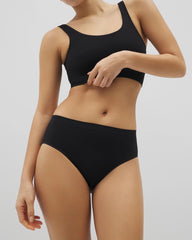 Seamless Rib High-Leg Panty - BLACK | Soma discount