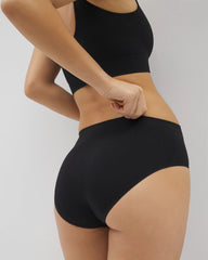 Seamless Rib High-Leg Panty - BLACK | Soma discount