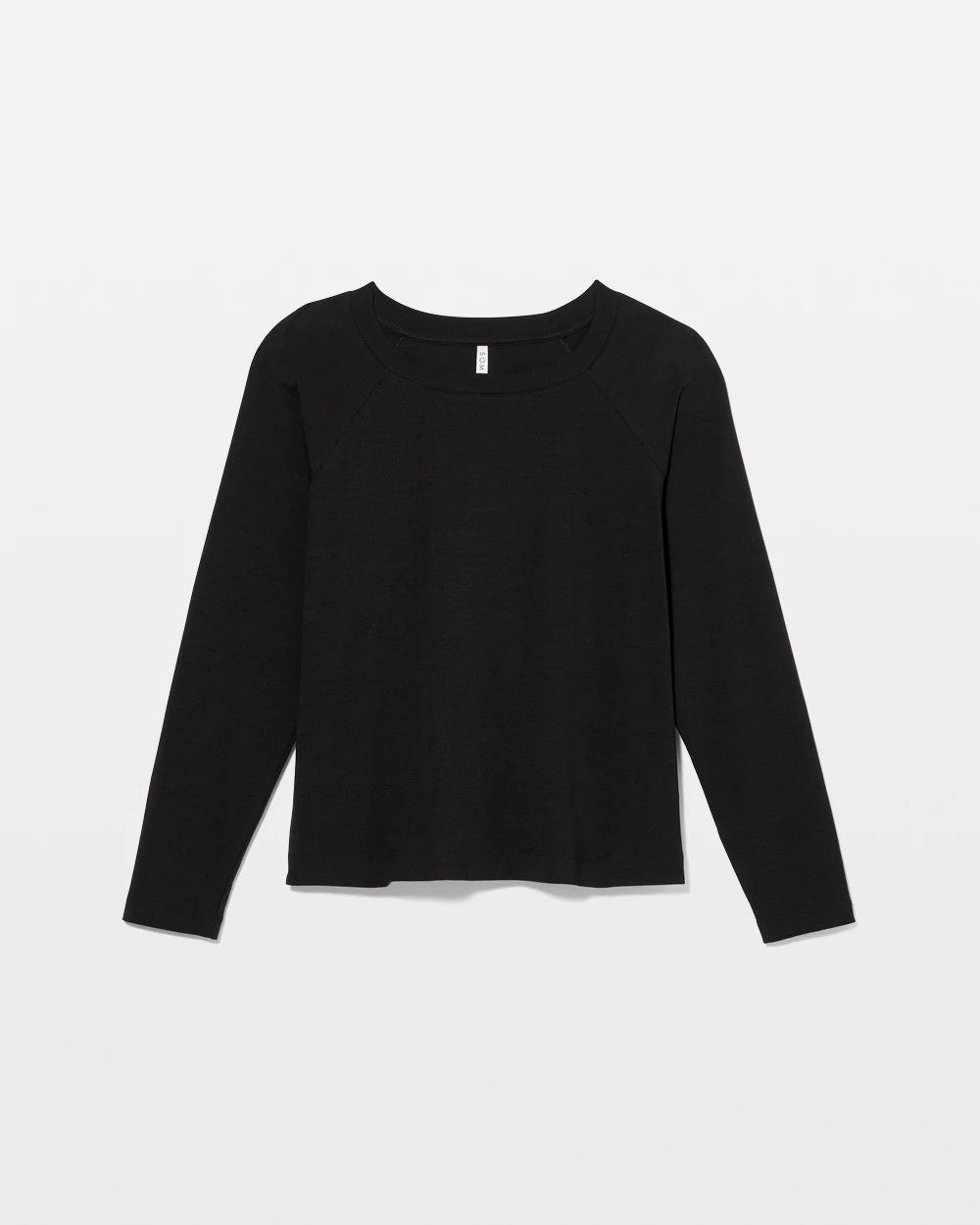 Most Loved Cotton Long Sleeve Pajama Tee - BLACK | Soma Online