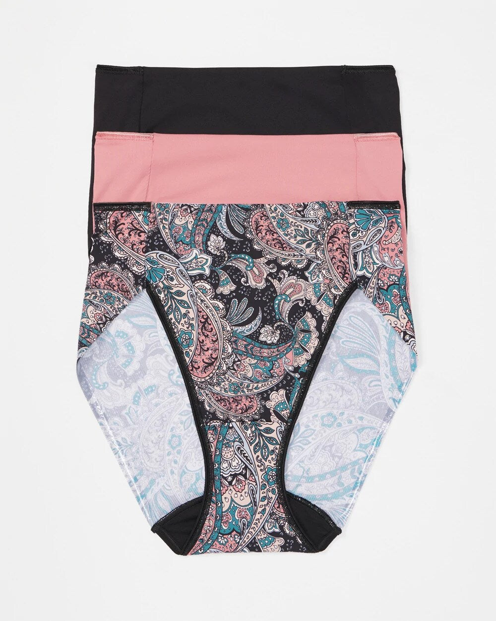 Tummy High-Leg Brief Panty 3 Pack - REGAL PAISLEY MULTI PACK | Soma discount