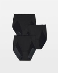 Tummy High-Leg Brief Panty 3 Pack - BLACK MULTI PACK | Soma sale