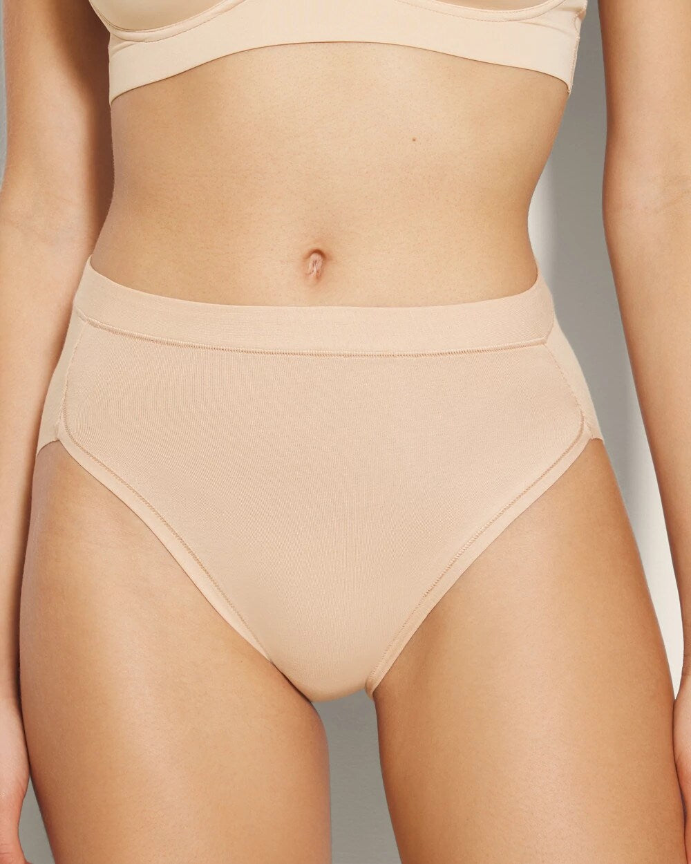 Cotton High-Leg Panty - PALE SAND | Soma for sale