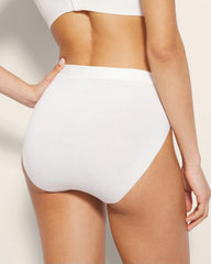 Cotton High-Leg Panty - IVORY | Soma on sale