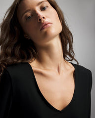 Long-Sleeve Pajama Top - BLACK | Soma sale