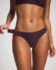 Soft Stretch Thong Panty - PLUM PERFECT | Soma discount