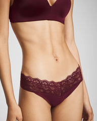 Lace Waist Thong - VELVET PLUM | Soma discount