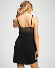 Lace Chemise - BLACK | Soma on sale