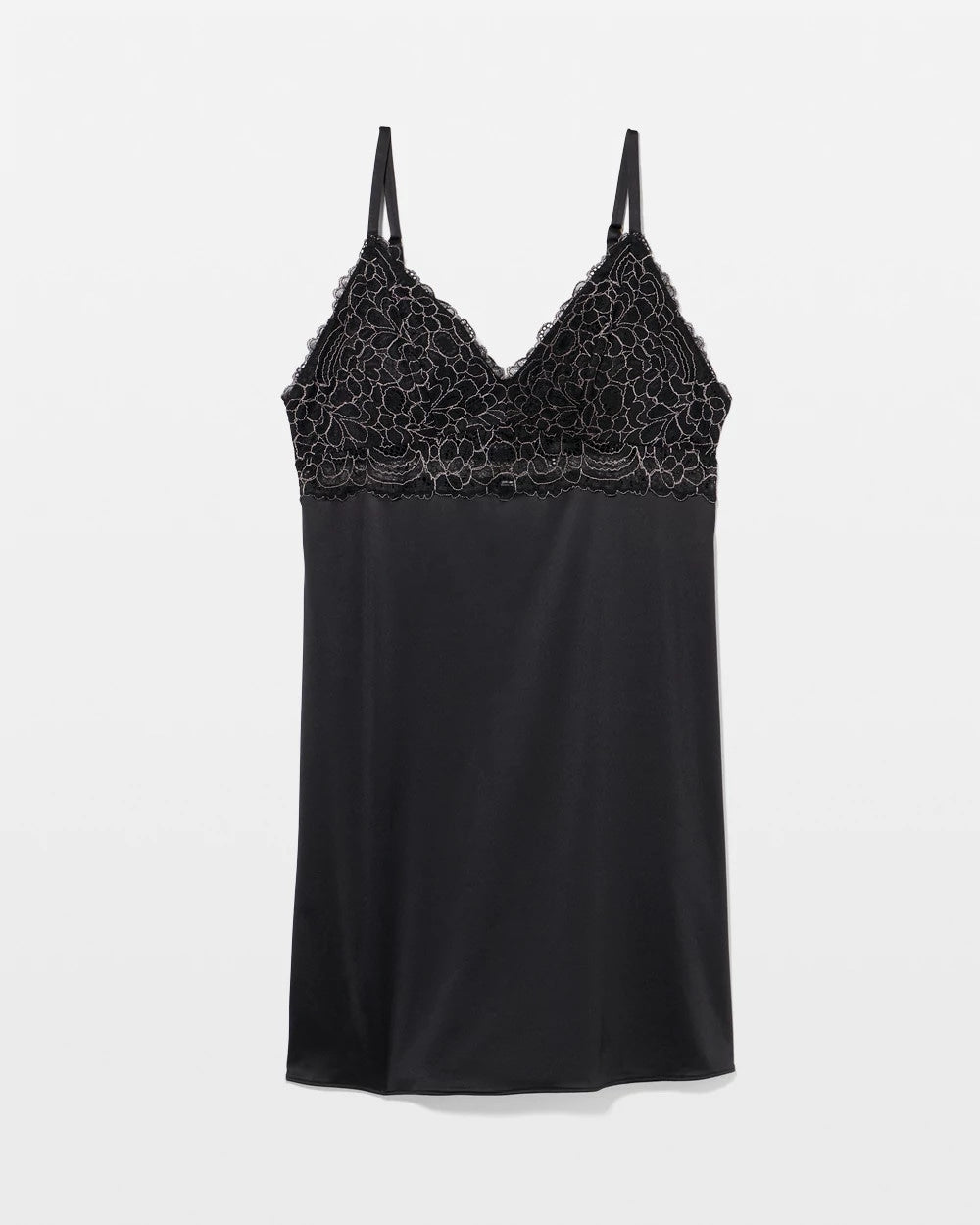 Lace Chemise - BLACK | Soma on sale