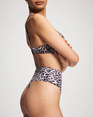Tummy High-Waist Thong Panty - DIVINE LEOPARD MINI TAUPE | Soma outlet