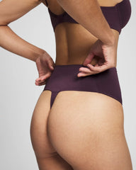 Tummy High-Waist Thong Panty - PLUM PERFECT | Soma near me