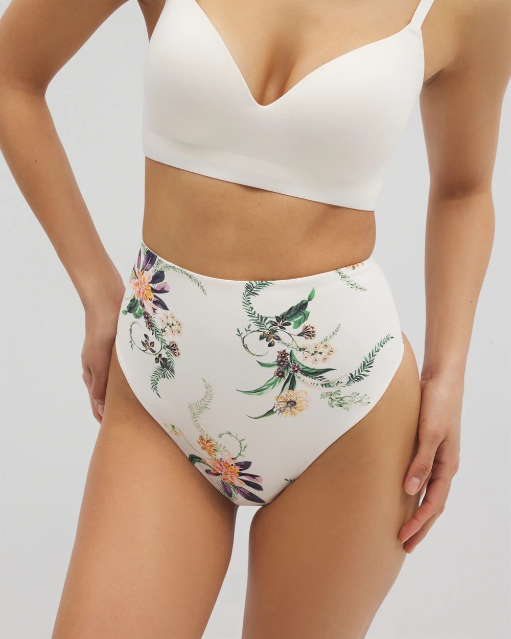 Tummy High-Waist Thong Panty - PARADISE PLUMES D M CHAMP | Soma on sale