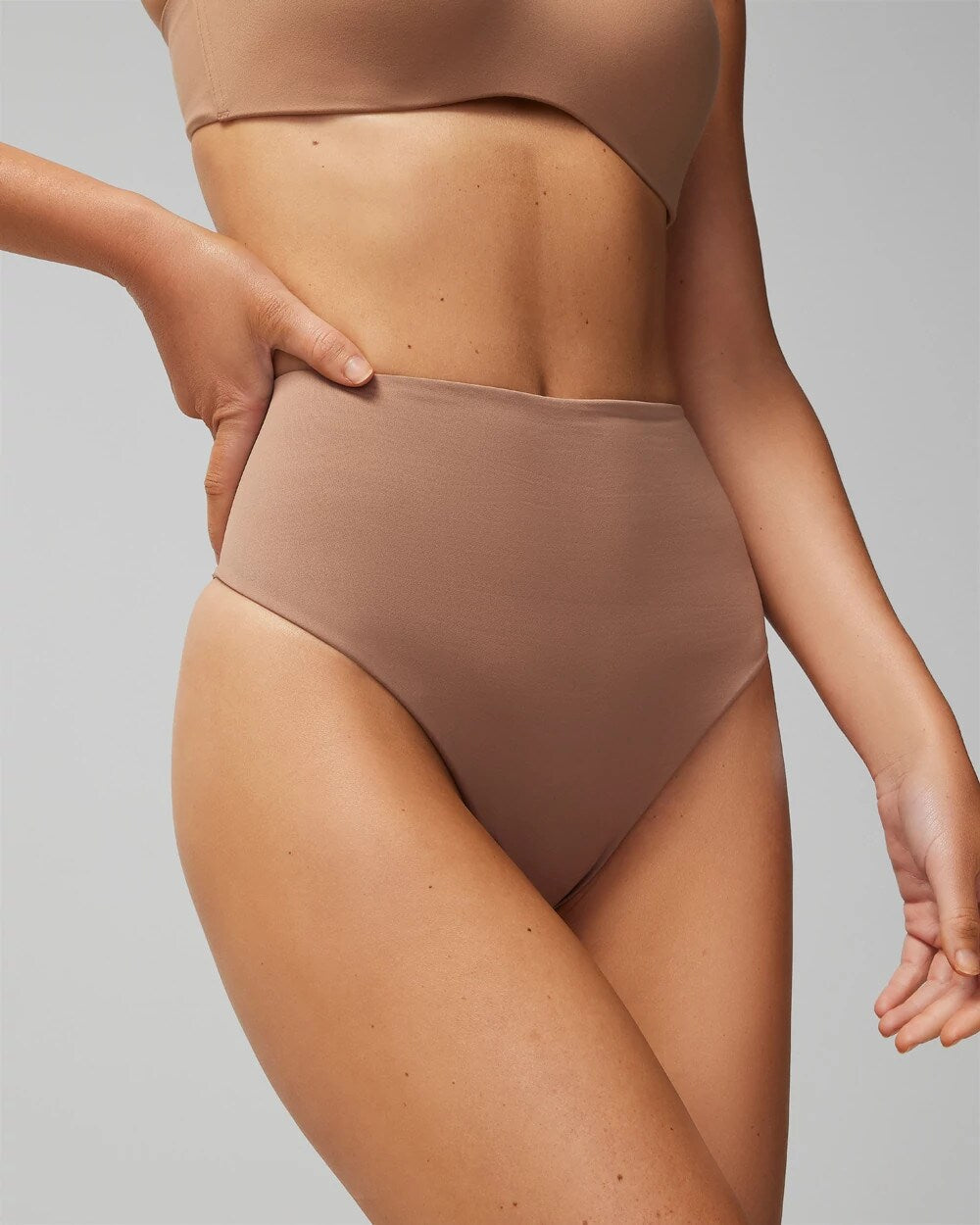 Tummy High-Waist Thong Panty - WARM SIENNA | Soma Online