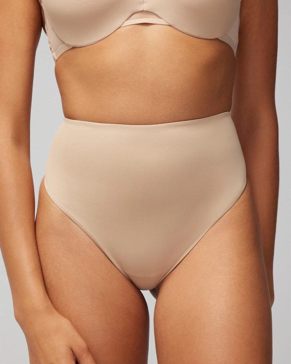 Tummy High-Waist Thong Panty - WARM AMBER | Soma near me