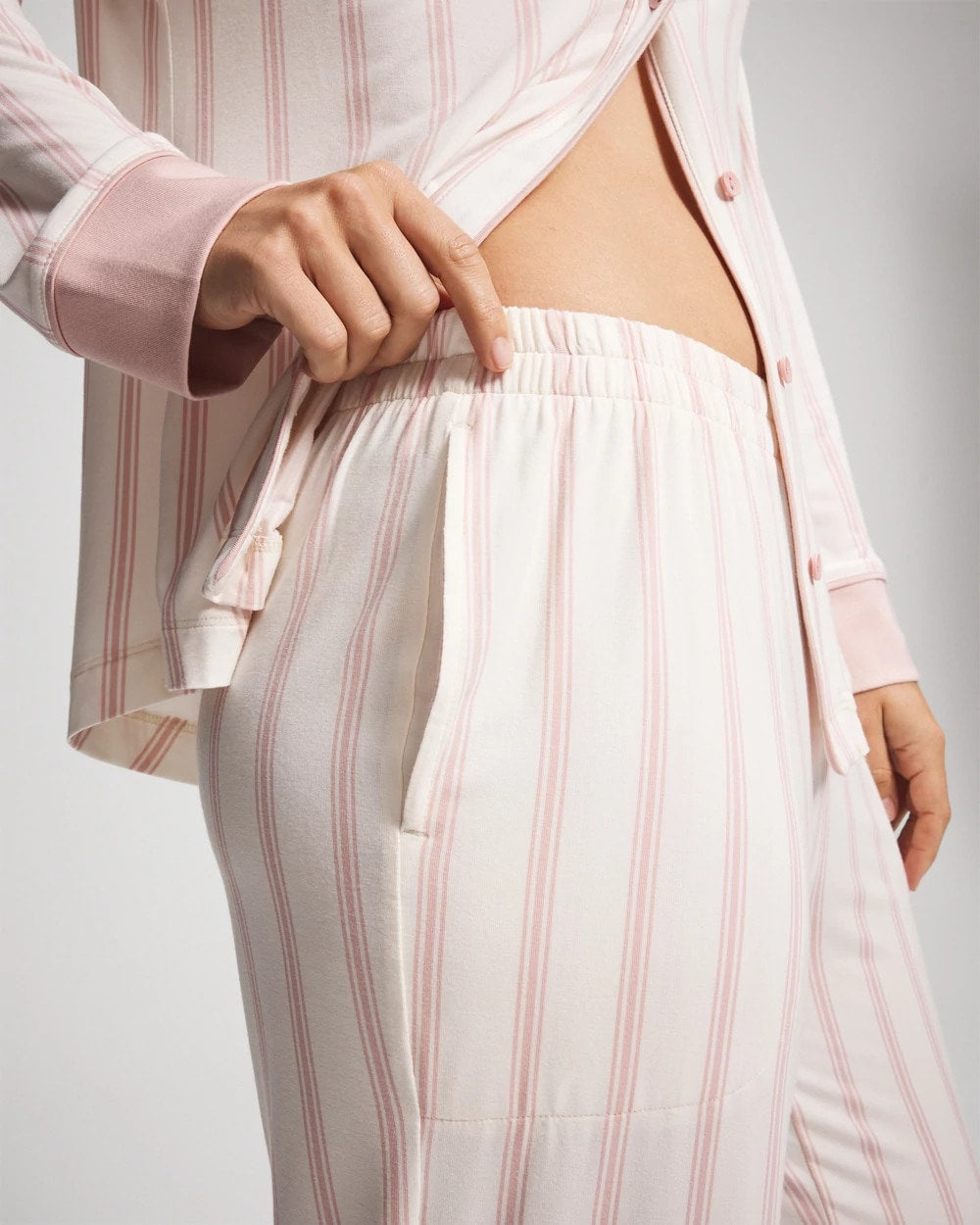 Special Edition Breast Cancer Research Fund Pajama Pant - SPARKLING STRIPE PINK | Soma sale