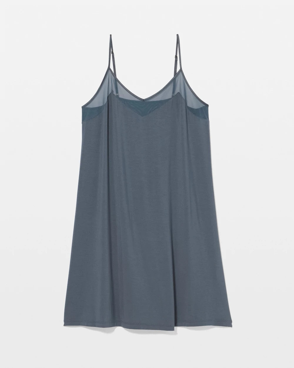 Mesh Trim Chemise - PETROL | Soma Online