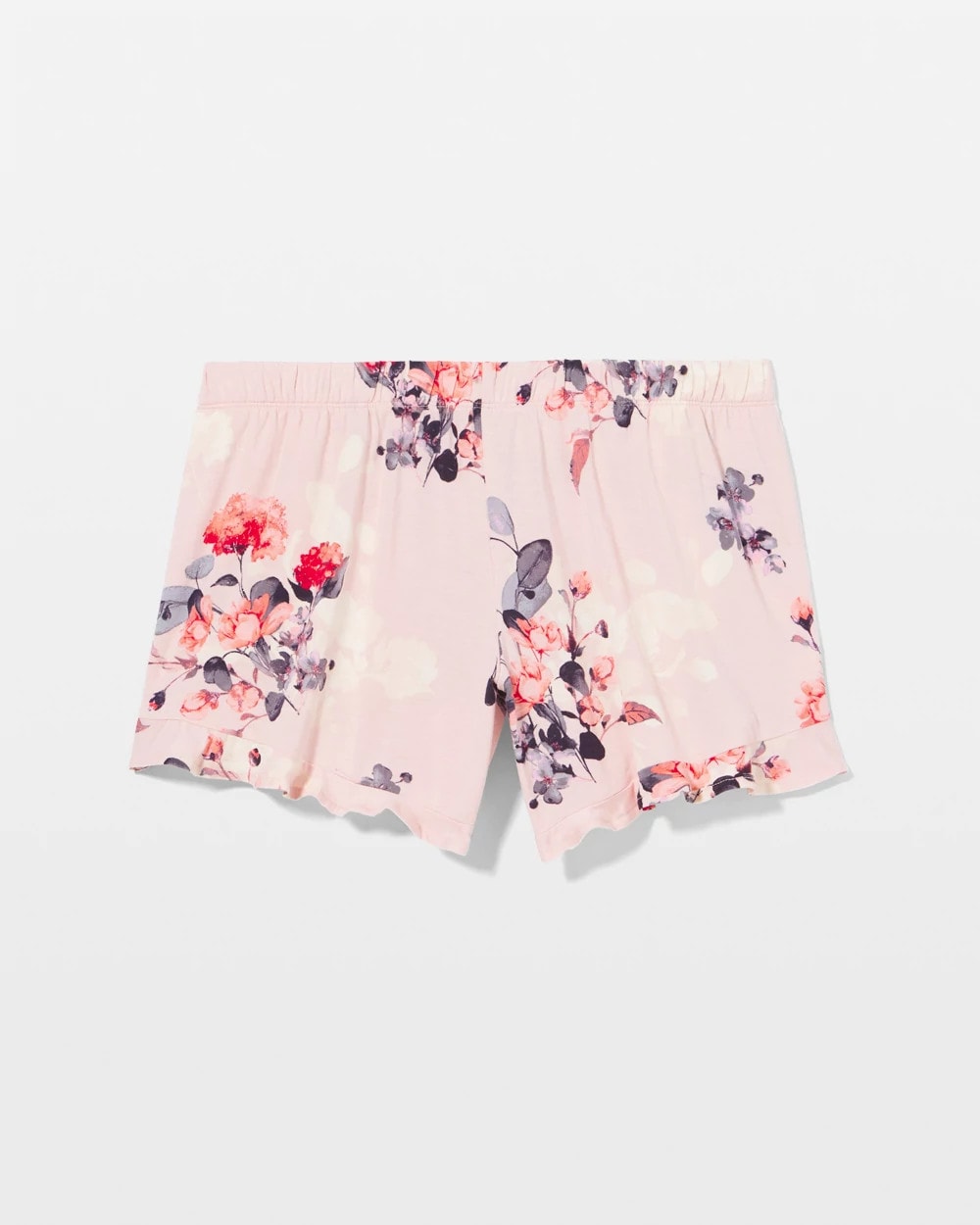 Ruffle Pajama Shorts - FLORAL DREAMS PINK BLUSH | Soma on sale