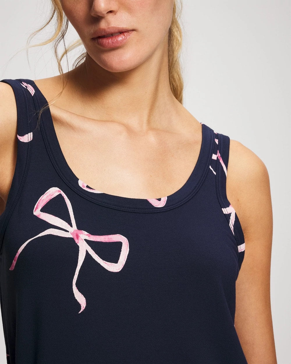 Pajama Tank - BELOVED BOWS GRAND NAVY | Soma discount