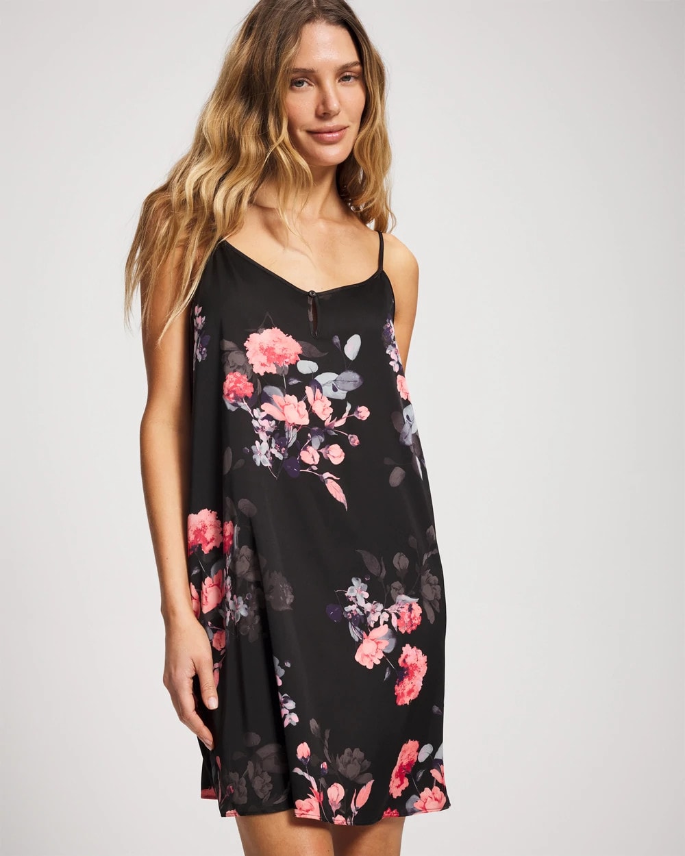 Chemise - FLORAL DREAMS GRAND BLACK | Soma sale