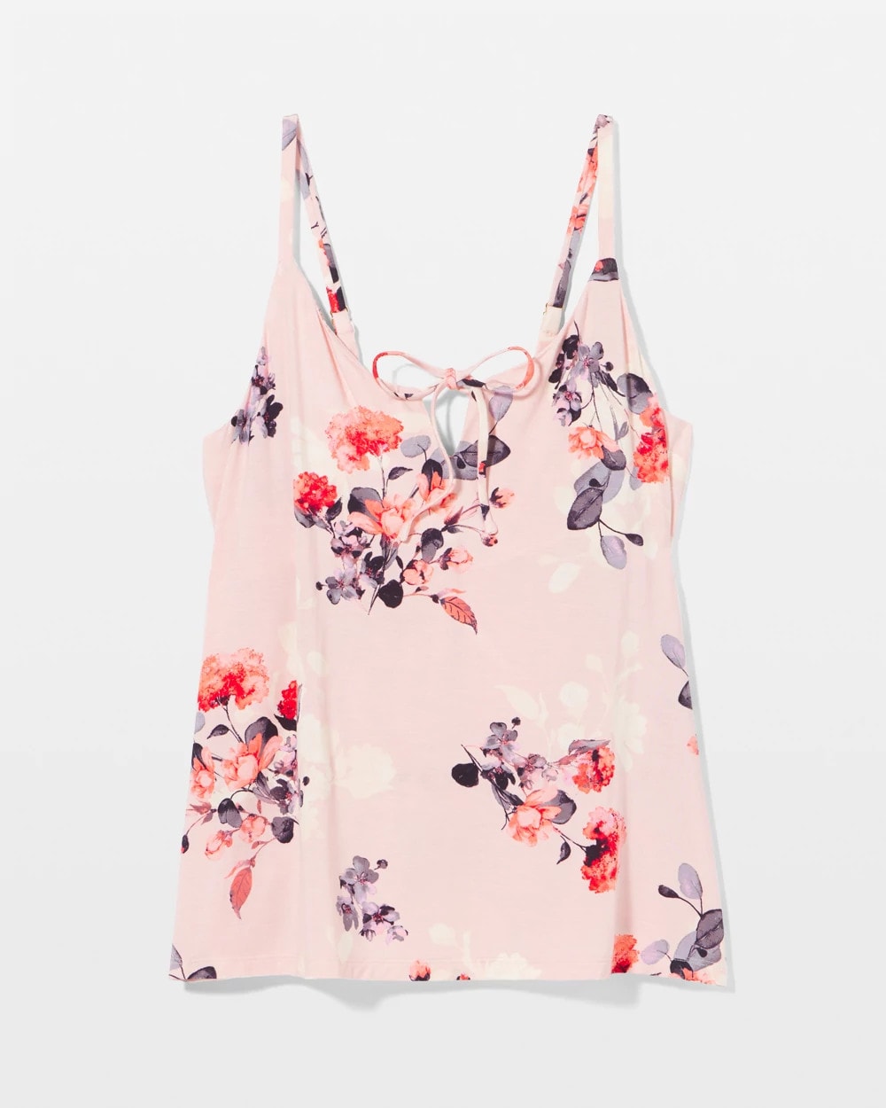 Tie Front Camisole - FLORAL DREAMS PINK BLUSH | Soma outlet