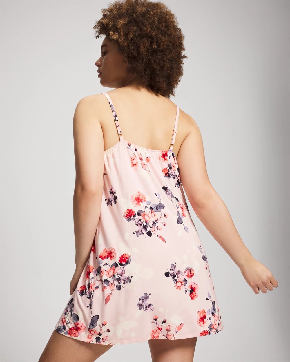 Tie Front Chemise - FLORAL DREAMS PINK BLUSH | Soma near me