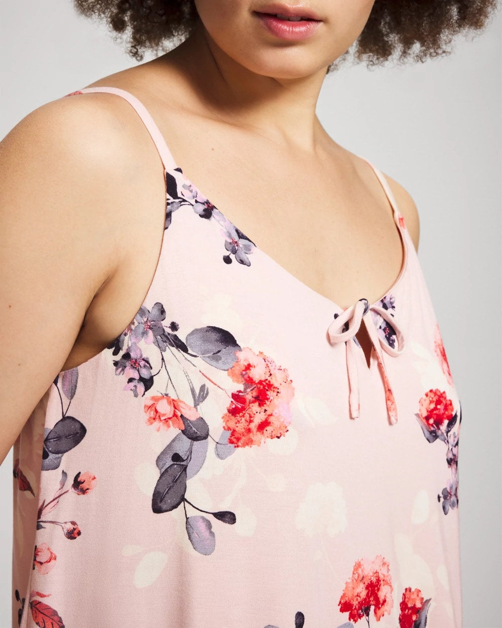 Tie Front Chemise - FLORAL DREAMS PINK BLUSH | Soma near me