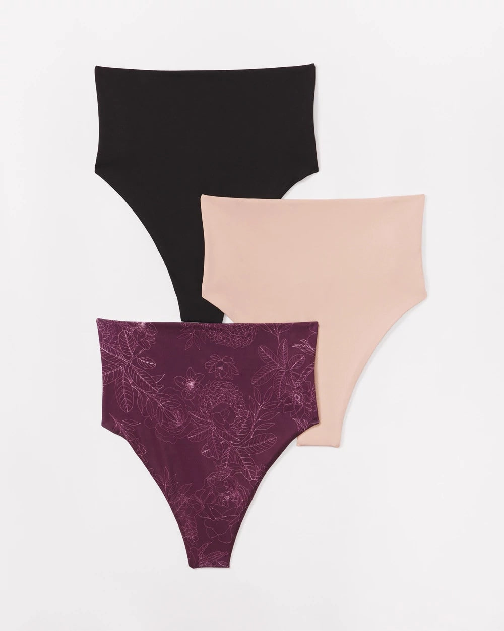 High-Waist Thong Panty 3 Pack - VERMILLION MULTIPACK | Soma on sale