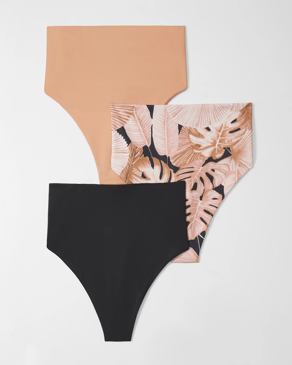 High-Waist Thong Panty 3 Pack - PANDAWA PALMS MULTI-PACK | Soma sale