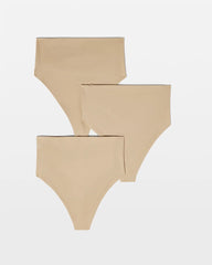 High-Waist Thong Panty 3 Pack - WARM AMBER MULTIPACK | Soma for sale
