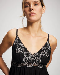 Soft Support Lace Chemise - BLACK | Soma sale