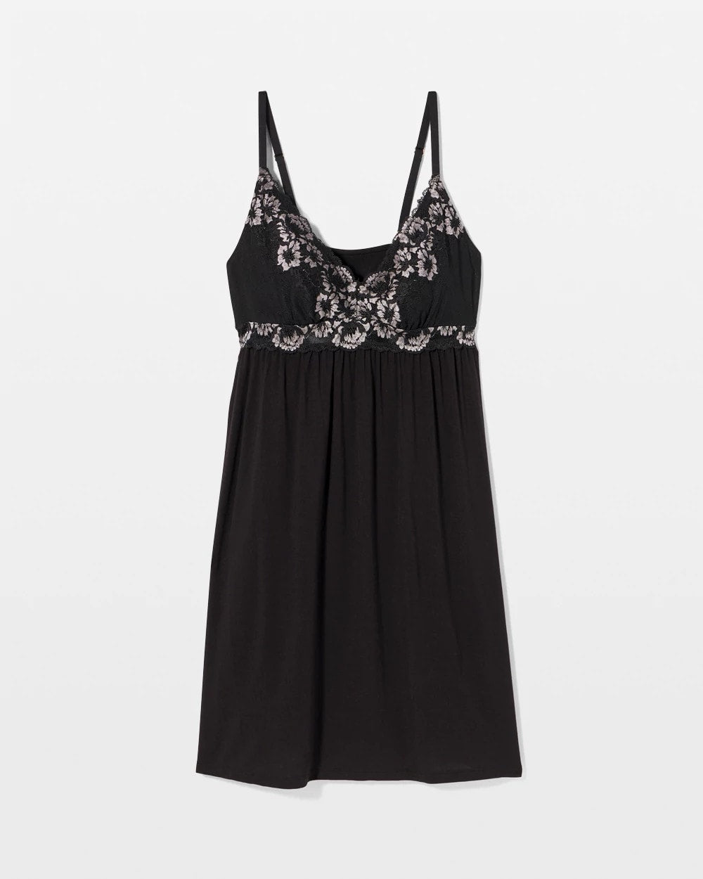 Soft Support Lace Chemise - BLACK | Soma sale