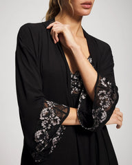 Lace Robe - BLACK | Soma outlet