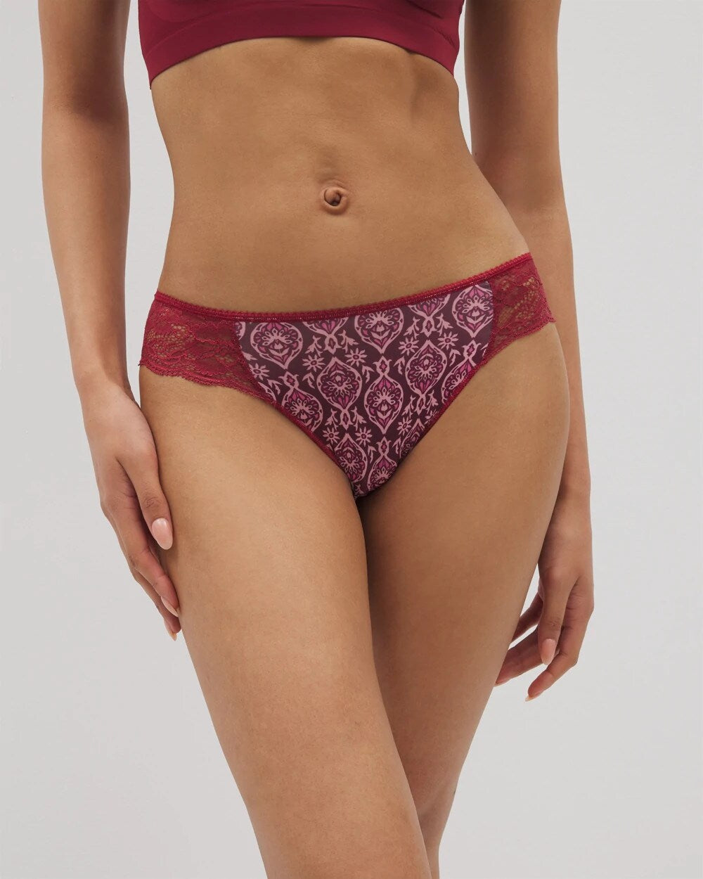Edge Bikini Panty with Lace - PLENTIFUL PIECES KISS | Soma discount