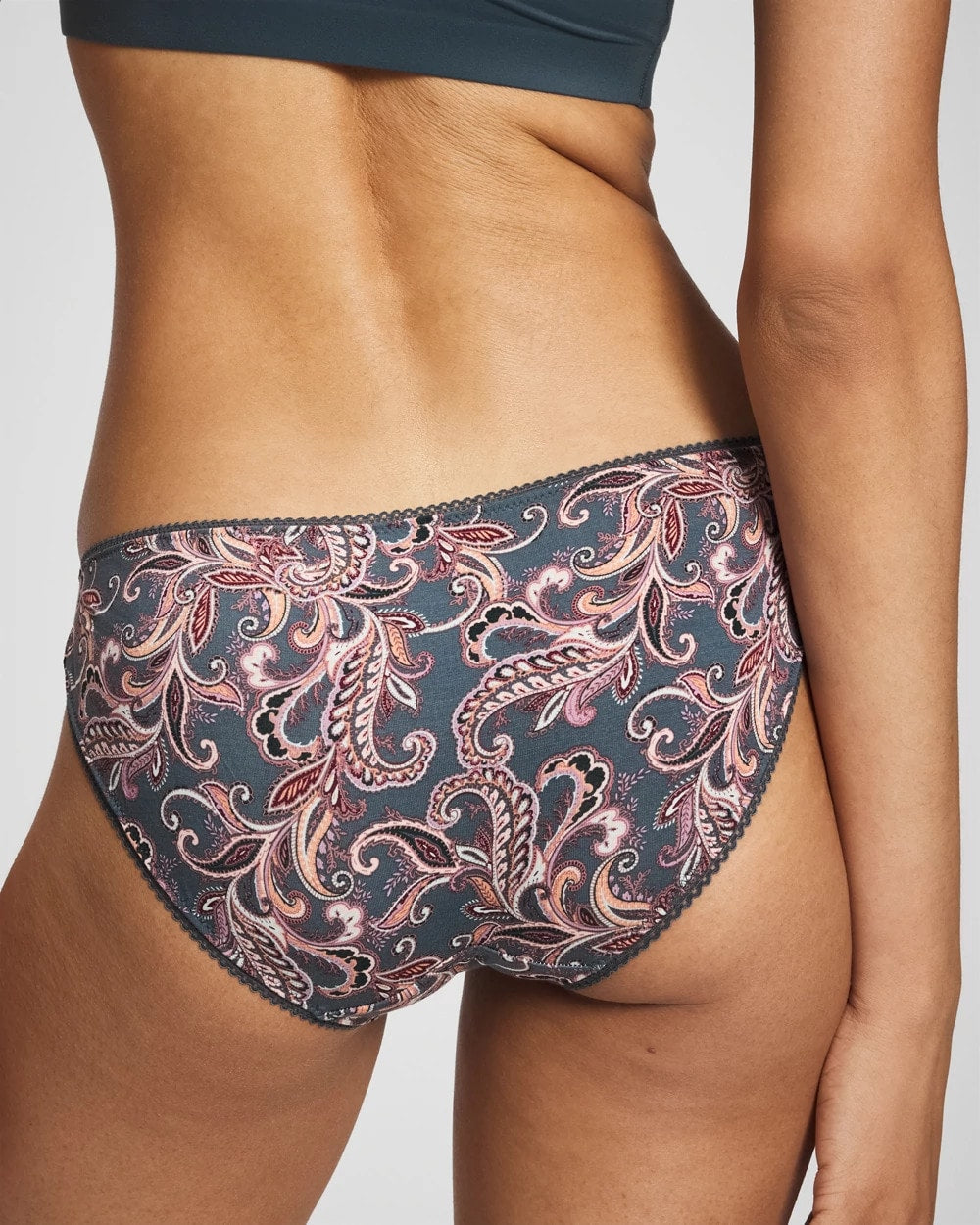 Bikini Panty with Lace - IMPERIAL PAISLEY M PET | Soma Online
