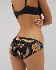 Bikini Panty with Lace - JAIPUR FLORAL BLACK | Soma discount