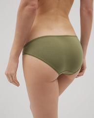 Bikini Panty with Lace - VETIVER GREEN | Soma Online