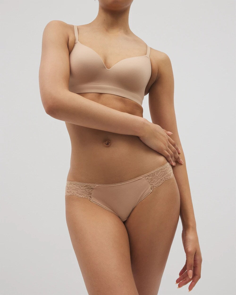 Bikini Panty with Lace - WARM AMBER | Soma Online