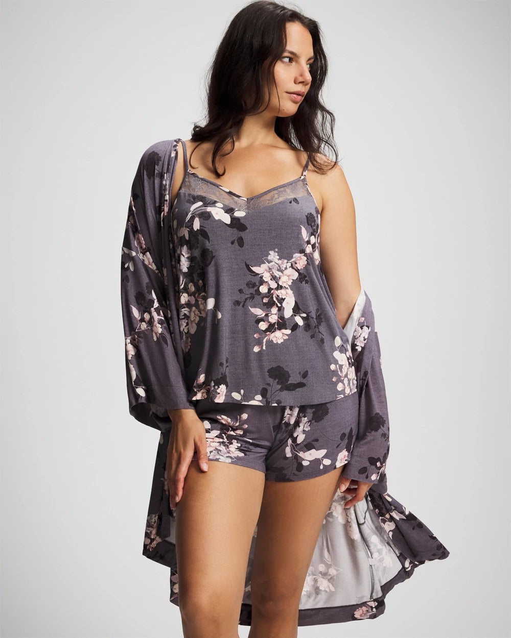 Lace Cami - FLORAL DREAMS GRAY | Soma discount