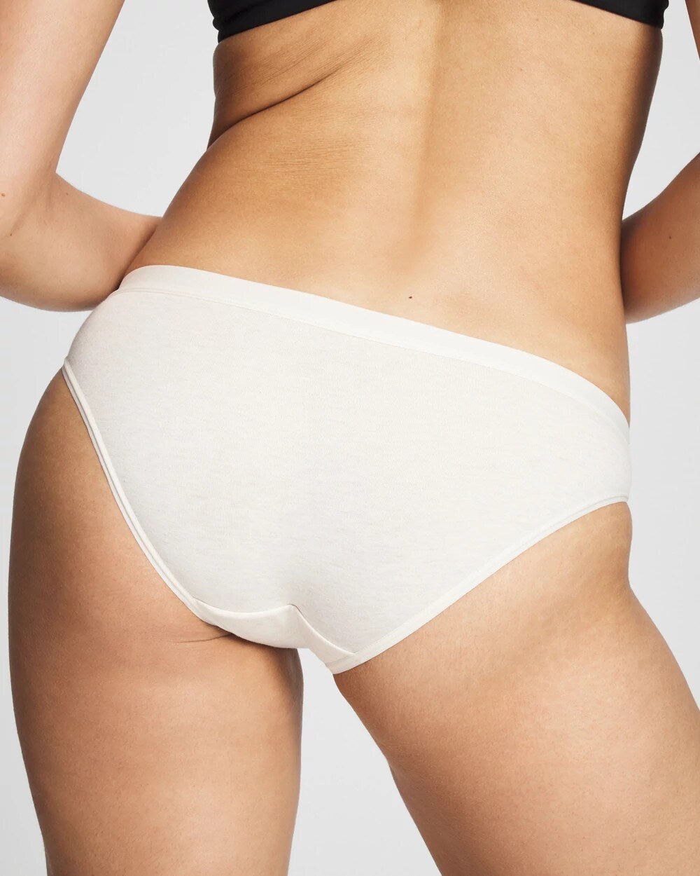 Cotton Bikini Panty - HEATHER ECRU | Soma sale