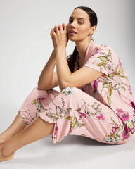Piped Crop Pajama Pant - FEATHERED FANCY PINK | Soma sale