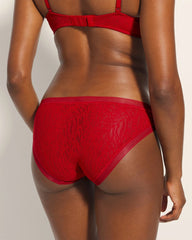 Soma Bikini Panty with Stretch Lace - PAINT THE TOWN RED | Soma for sale