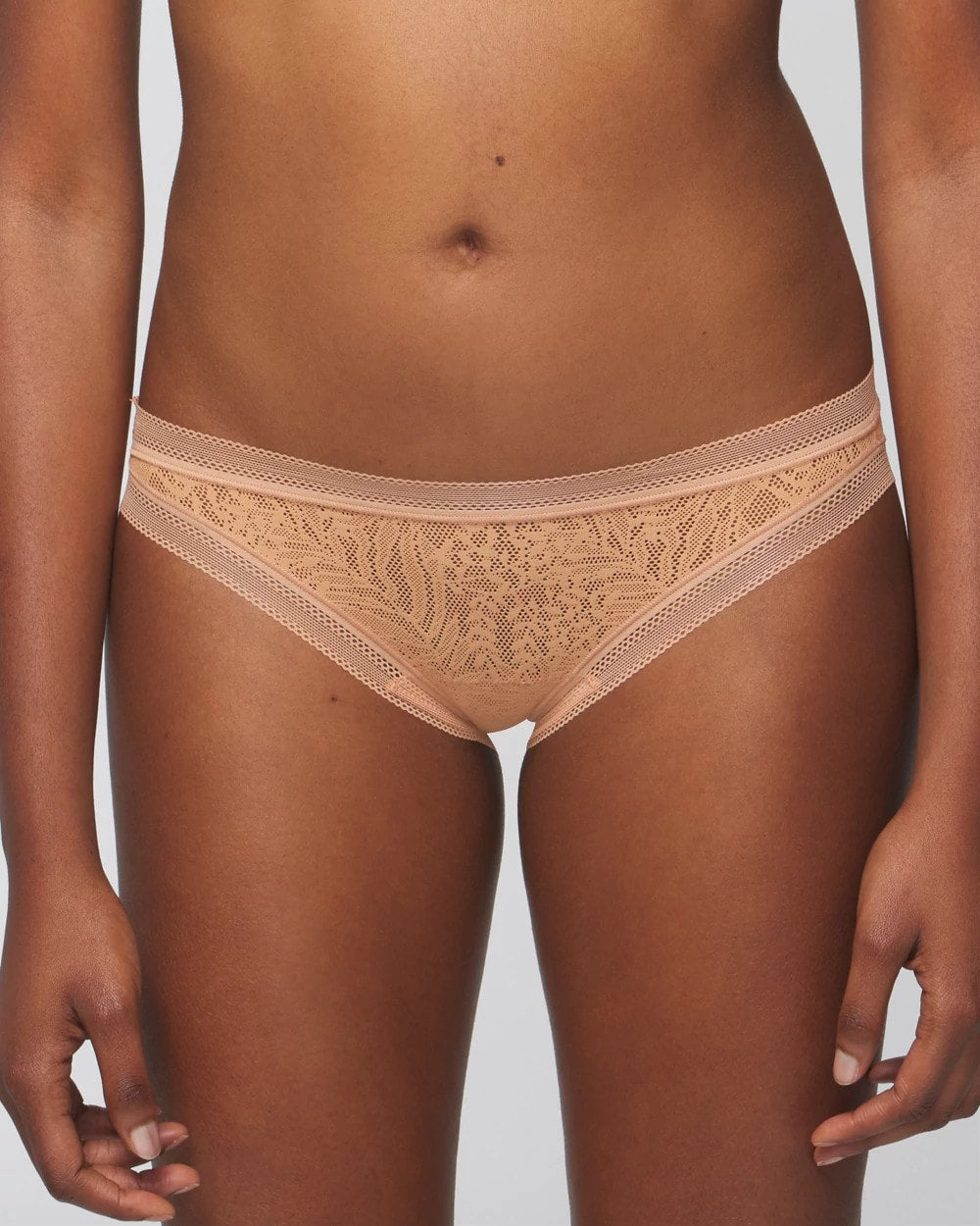 Soma Bikini Panty with Stretch Lace - CREME BRULEE | Soma near me