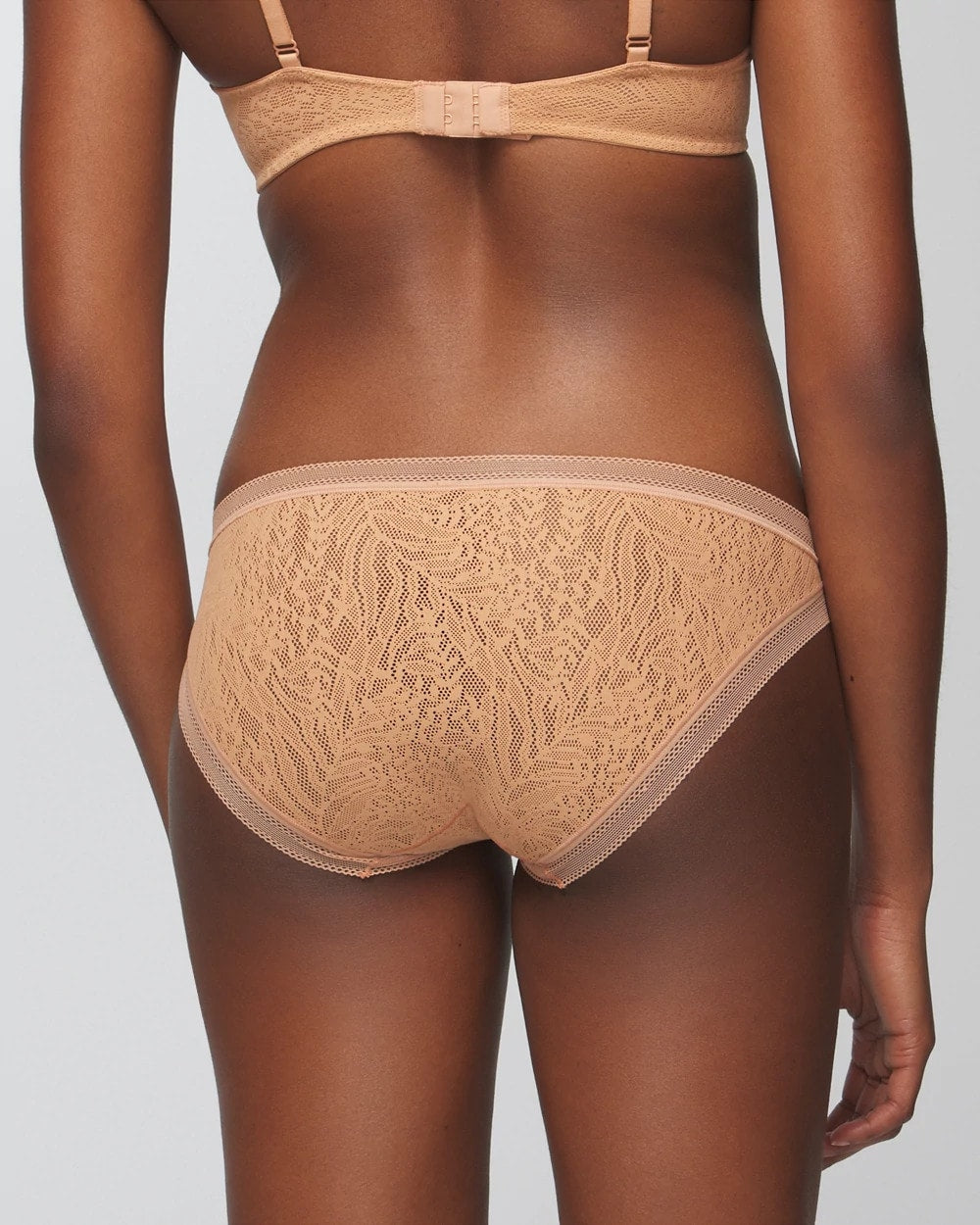 Soma Bikini Panty with Stretch Lace - CREME BRULEE | Soma near me
