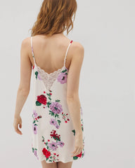Lace Trim Chemise - RHAPSODY FLORAL SUGAR | Soma discount