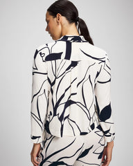 Long-Sleeve Notch Collar Pajama Top - NOUVEAU FLORA CHAMP | Soma Online